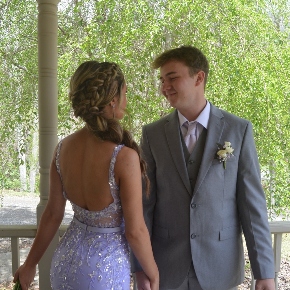 Sherri Hill Light Purple Prom Gown - Picture 6 of 6